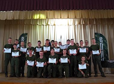 Курсанты первой смены «Время юных героев» в Кузбассе получили выпускные сертификаты