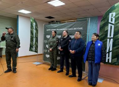 Якутские подростки прошли посвящение в курсанты и получили шевроны Центра «ВОИН»