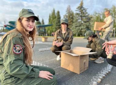 Центр «ВОИН» организовал международную акцию «Огненные картины войны»