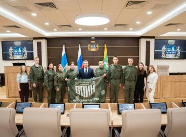 Бойцы спецотряда Центра «ВОИН» посетили Городскую Думу города Екатеринбург