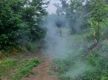 Инструкторы филиала Центра «ВОИН» в Сахалинской области провели занятие в полевых условиях