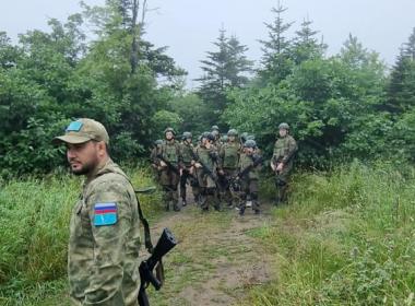 Инструкторы филиала Центра «ВОИН» в Сахалинской области провели занятие в полевых условиях