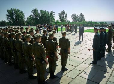 Центр «ВОИН» почтил память Героя СССР Михаила Шумилова