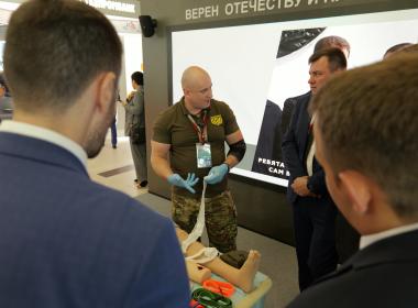 Центр «ВОИН» подготовил уникальный военно-спортивный городок для участников ВЭФ-2025