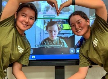 К Дню воссоединения Донбасса и Новороссии с Россией Центр «ВОИН» провел пять телемостов с курсантами