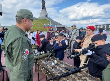 Кузбасские кадеты приняли клятву Родине и прошли мастер-классы Центра «ВОИН»