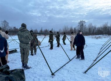 В мурманском филиале Центра «ВОИН» стартовала арктическая подготовка курсантов