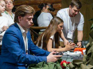 На марафоне «Знание. Первые» пространство Центра «ВОИН» – за первый день его посетили более 2 тысяч человек.